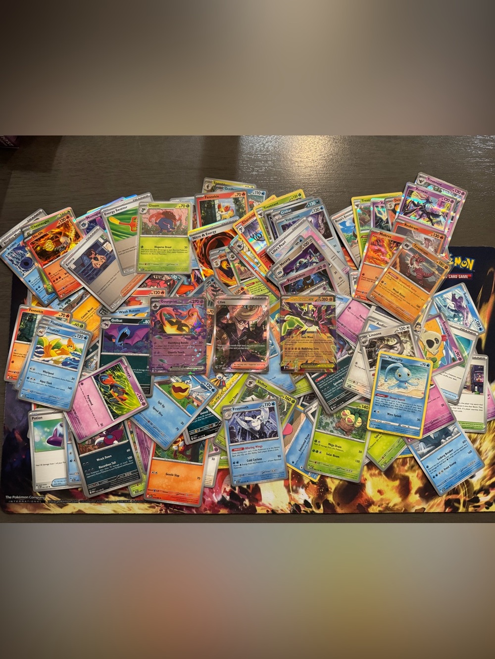 Bundle of 143 Assorted Pokemon Cards